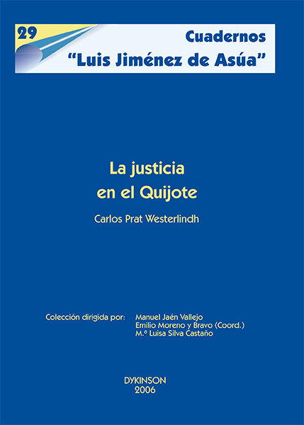 La justicia en "El Quijote". 9788497729031