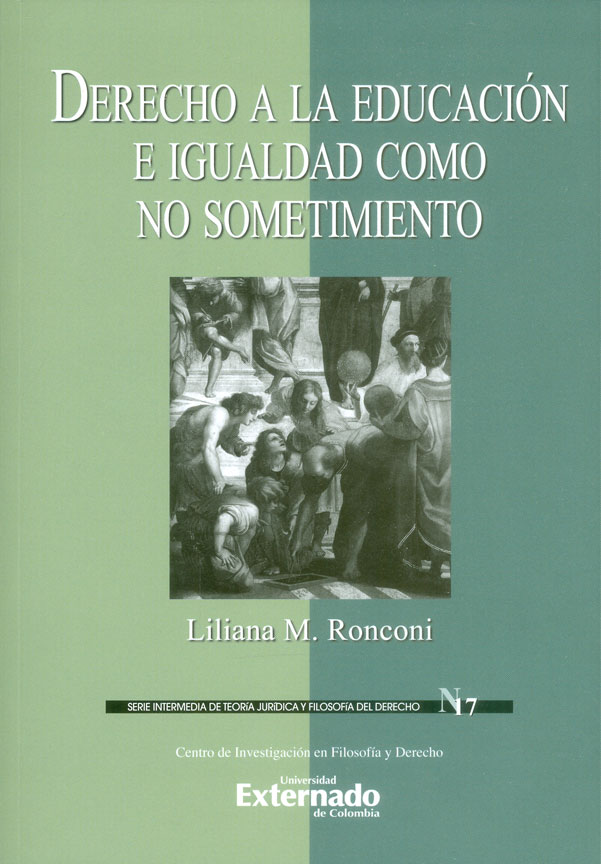 Derecho a la educación e igualdad como no sometimiento. 9789587729023