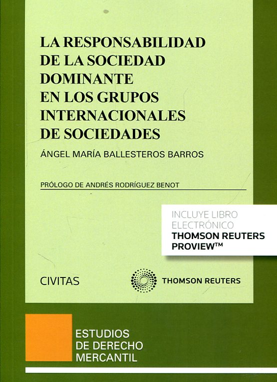 La responsabilidad de la sociedad dominante en los grupos internacionales de soceidades