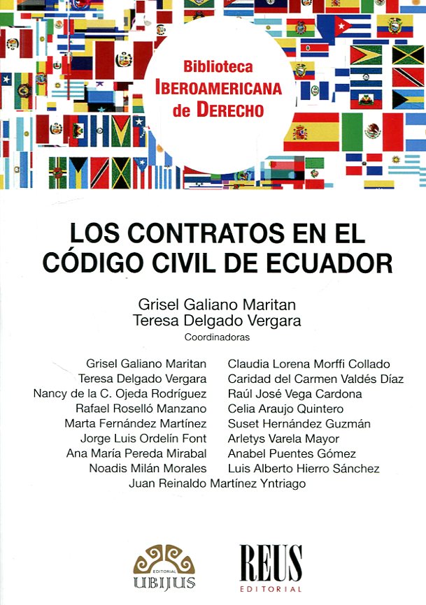 Los contratos en el Código Civil de Ecuador. 9788429020809