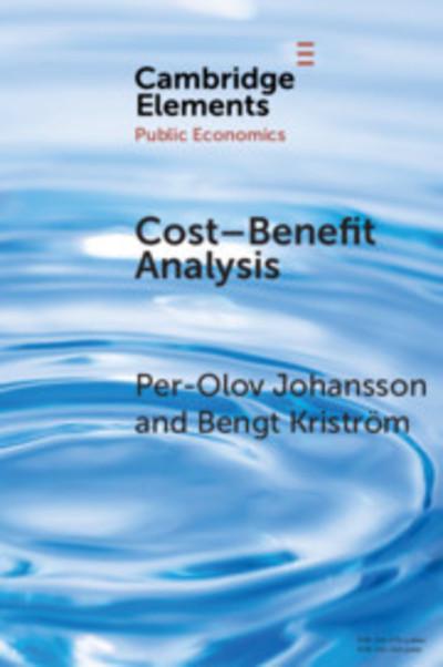 Cost-benefit analysis. 9781108462938