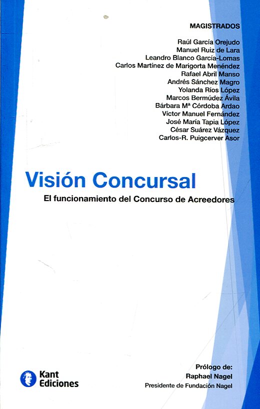 Visión concursal. 9788409051533