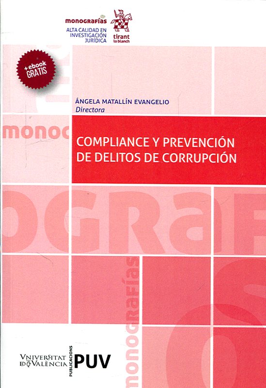 Compliance y prevención de delitos de corrupción. 9788491904977