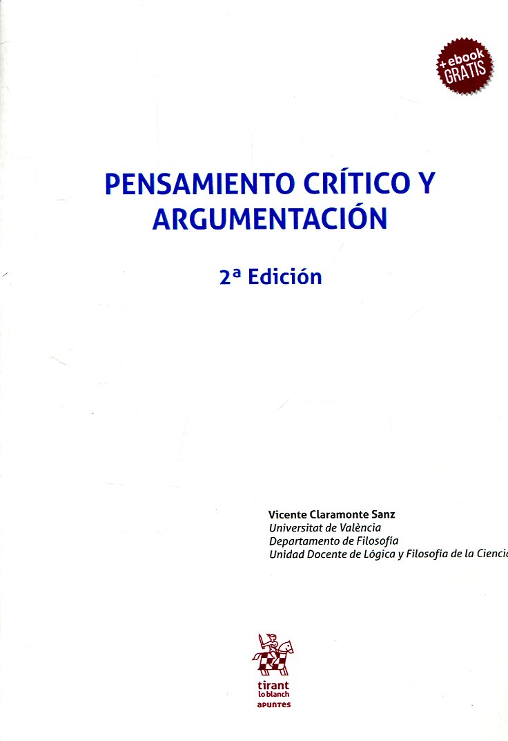 Pensamiento crítico y argumentación. 9788491695264
