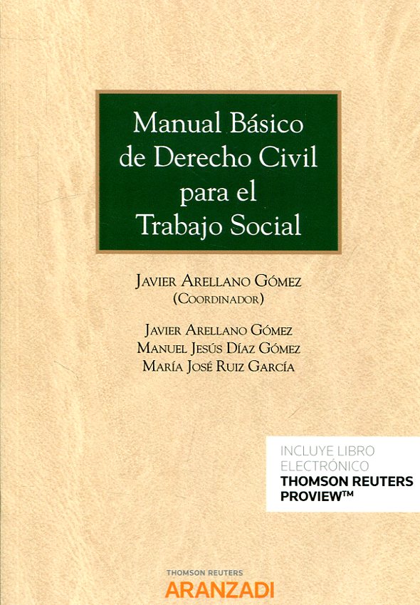 Manual básico de Derecho civil para el trabajo social. 9788491976400