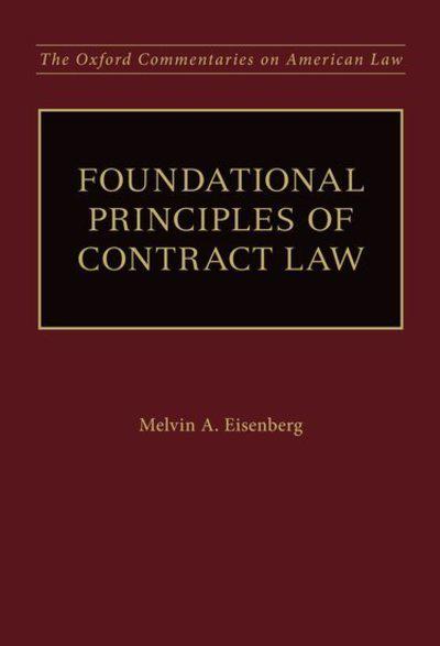 Foundational principles of contract Law. 9780199731404