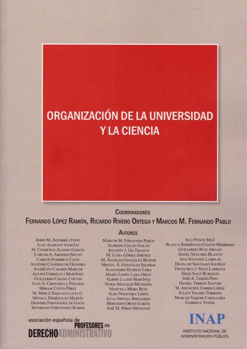Organización de la Universidad y la Ciencia. 9788473516631