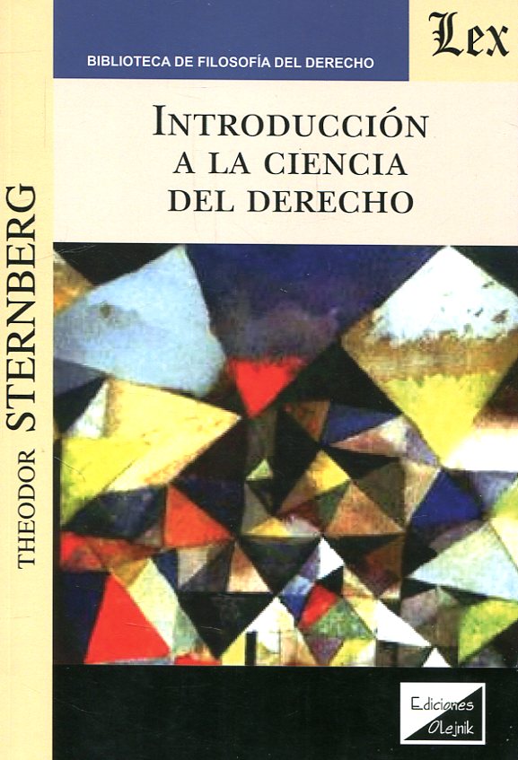 Introducción a la Ciencia del Derecho. 9789563923544