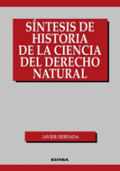 Síntesis de historia de la ciencia del Derecho natural. 9788431323509