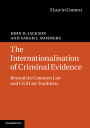 The internationalisation of criminal evidence. 9780521688475