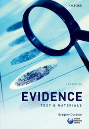 Evidence. 9780199583607
