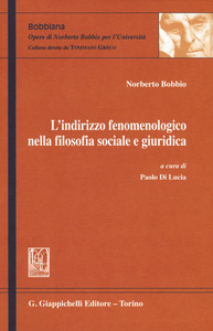 L'indirizzo fenomenologico nella filosofia sociale e giuridica. 9788892109360