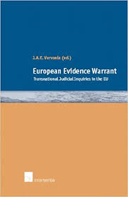 European evidence warrant. 9789050954938