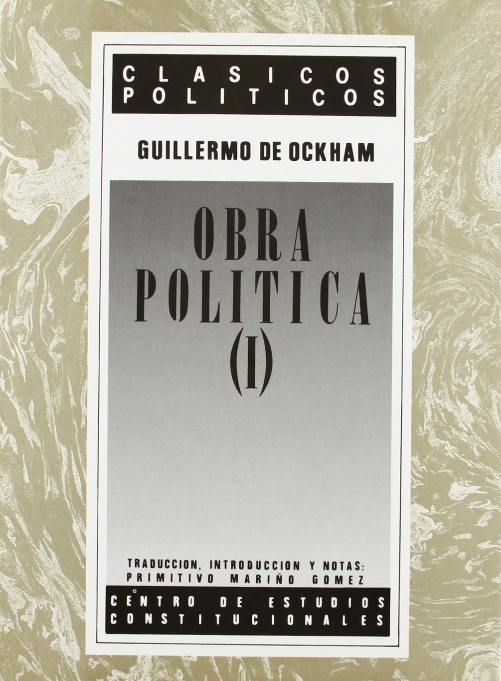 Obra politica I. 9788425909252