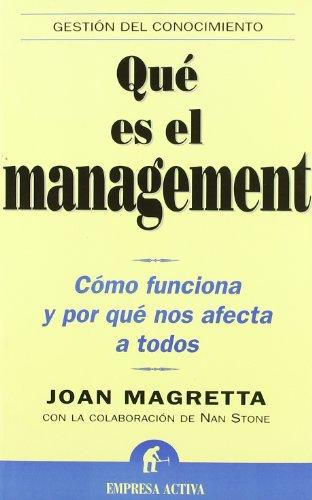 Qué es el management. 9788495787385