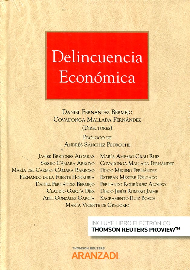 Delincuencia económica. 9788490992012