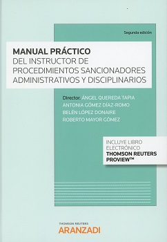 Manual práctico del instructor de procedimientos sancionadores administrativos y disciplinarios