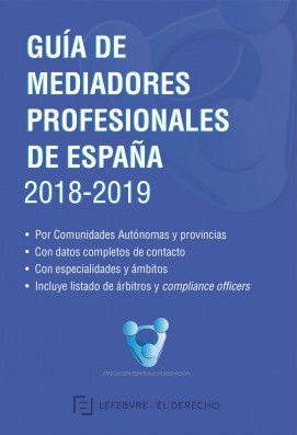 Guía de mediadores profesionales de España 2018-2019