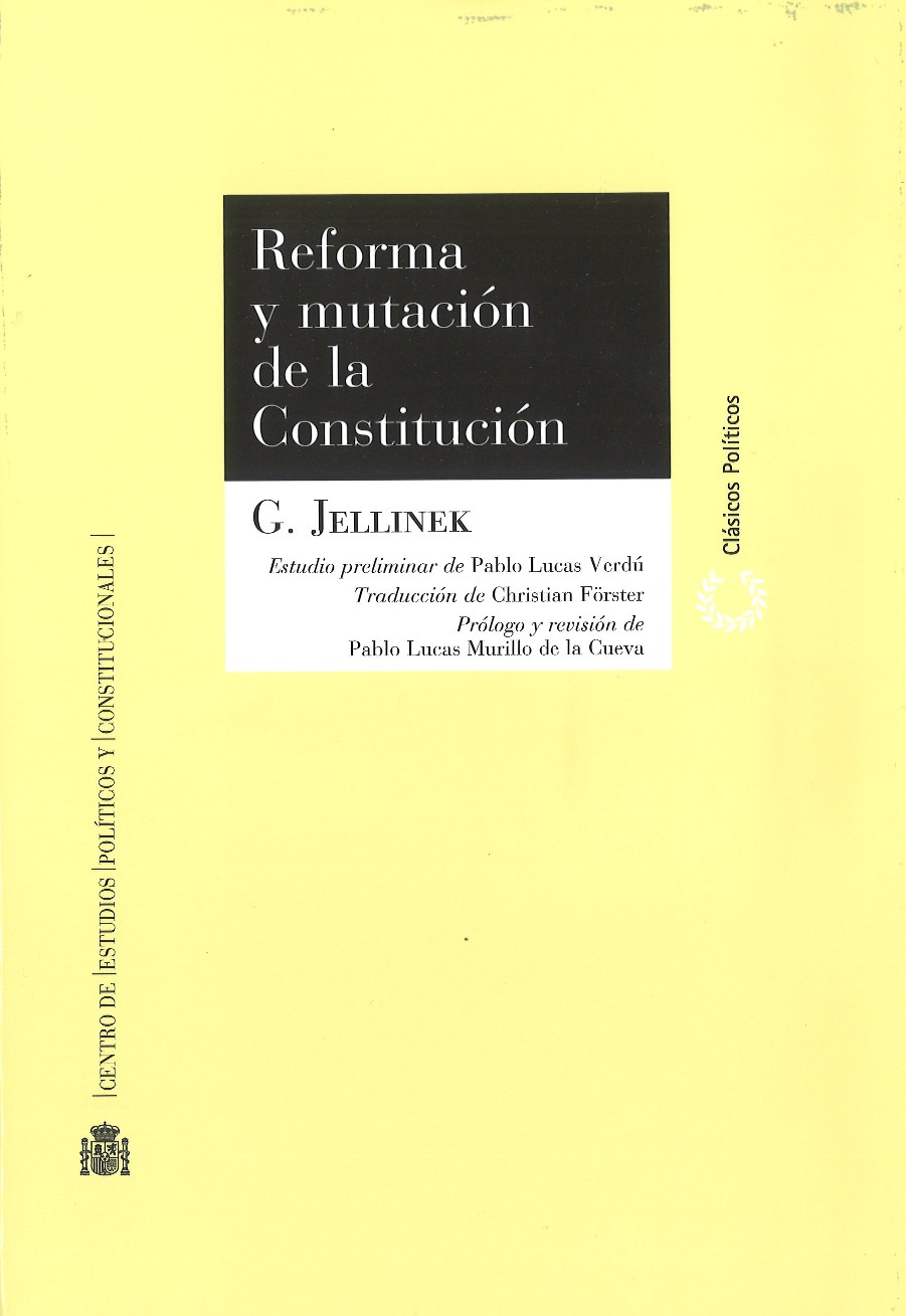 Reforma y mutación de la Constitución