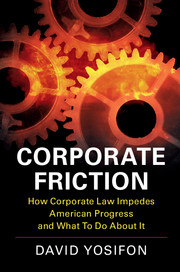 Corporate friction. 9781316637173