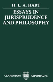Essays in jurisprudence and philosophy. 9780198253884