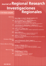 Revista Investigaciones Regionales, Nº 40, año 2018. 101023549