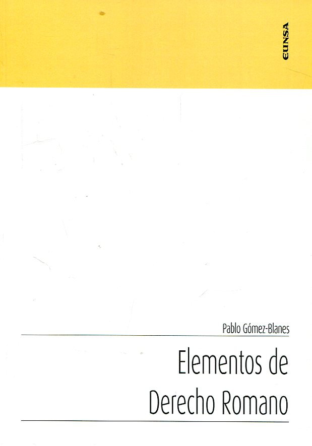 Elementos de Derecho romano