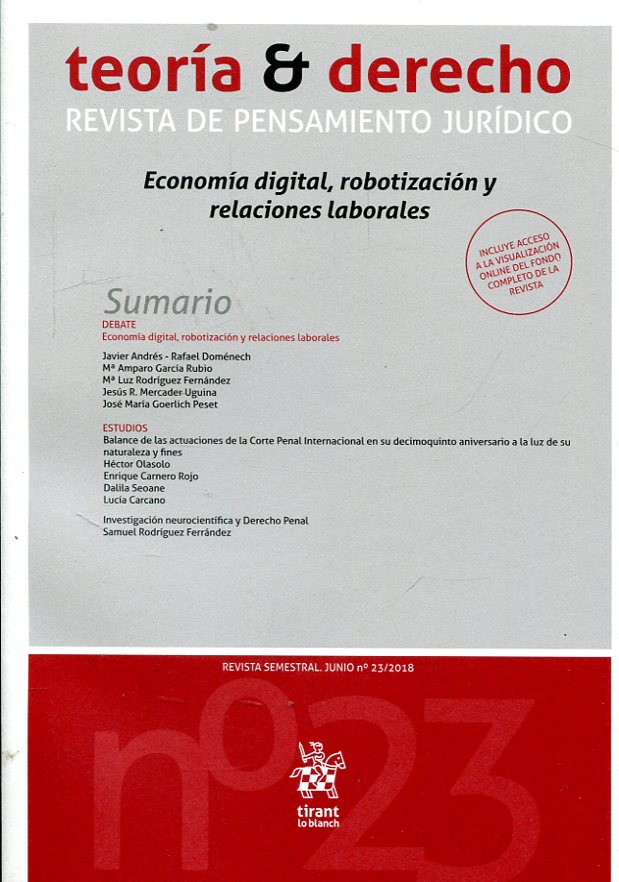 Economía digital, robotización y relaciones laborales