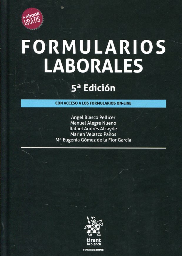 Formularios laborales. 9788491902447