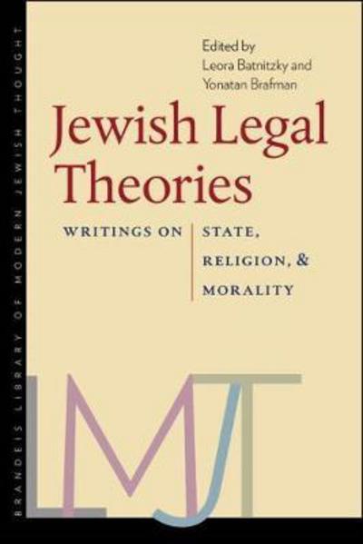 Jewish legal theories. 9781584657446