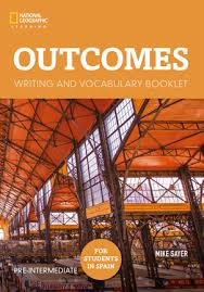 Outcomes: writing and vocabulary booklet