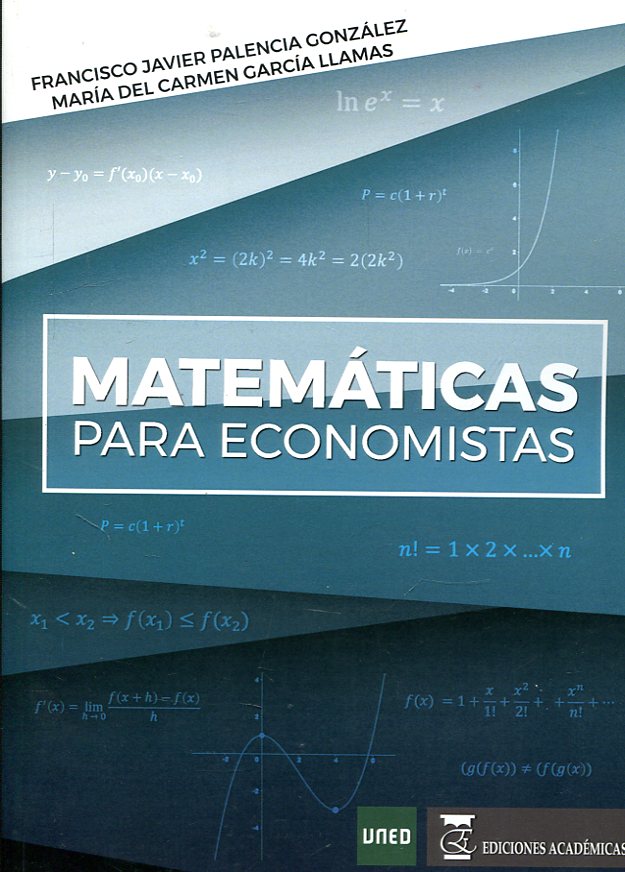 Matemáticas para economistas. 9788494878329