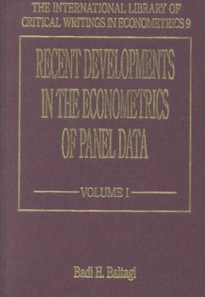 Recent developements in the econometrics of panel data. 9781840649673