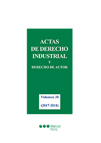 Actas de Derecho Industrial y Derecho de Autor . 9788491235651