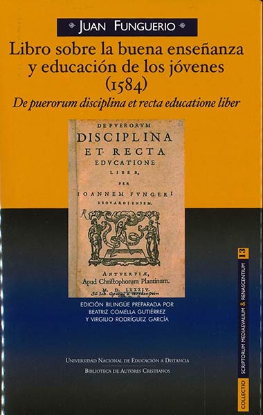 Libro sobre la buena enseñanza y educación de los jóvenes (1584). 9788422020387