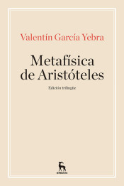 Metafísica de Aristóteles. 9788424938390