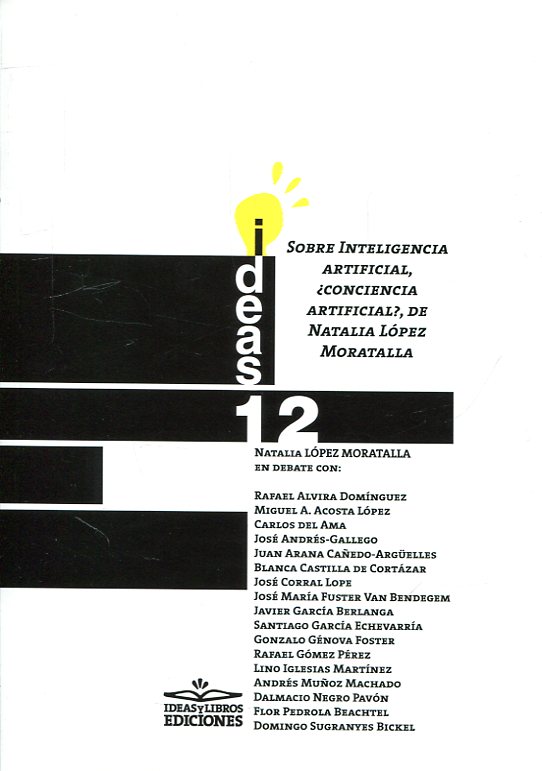 Sobre inteligencia artificial, ¿conciencia artificial?. 9788494833069