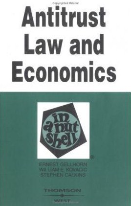 Antitrust Law and economics in a nutshell. 9780314257239