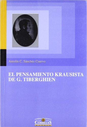 El pensamiento krausista de G. Tiberghien. 9788484681069