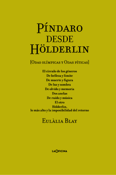 Píndaro desde Hölderlin. 9788494971402