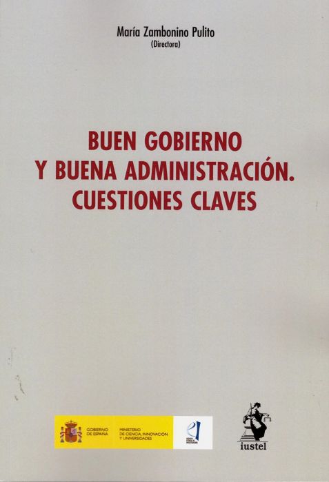 Buen Gobierno y buena administración. 9788498903744