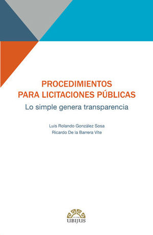 Procedimientos para licitaciones públicas. 9786078615070