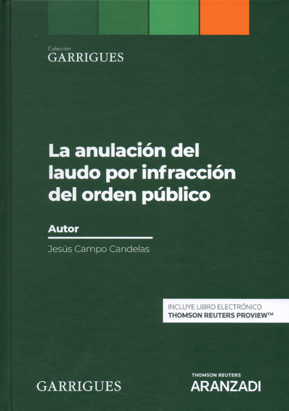 La anulación del laudo por infracción del orden público