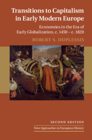 Transitions to capitalism in Early Modern Europe. 9781108405553