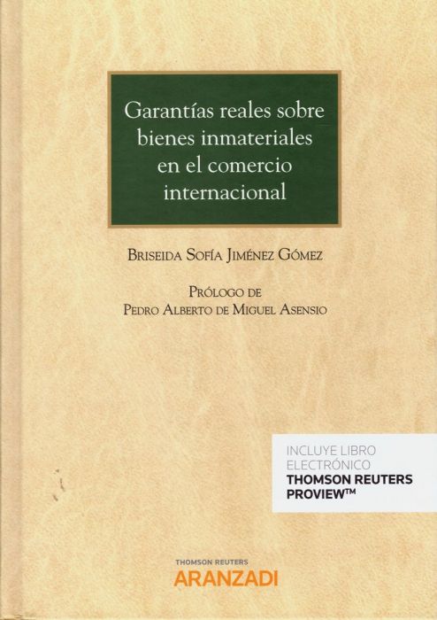 Garantías reales sobre bienes inmateriales en el comercio internacional. 9788413080277