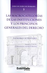 Las macrocategorías de las instituciones y los principios generales del derecho