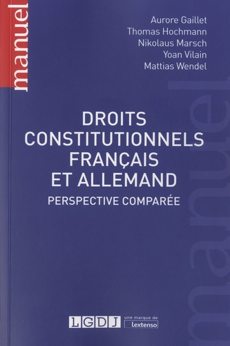 Droits constitutionnels français et allemand. 9782275053868