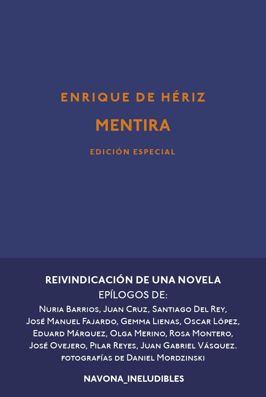 Libro: Mentira - 9788417978211 - Hériz, Enrique de - · Marcial Pons Librero