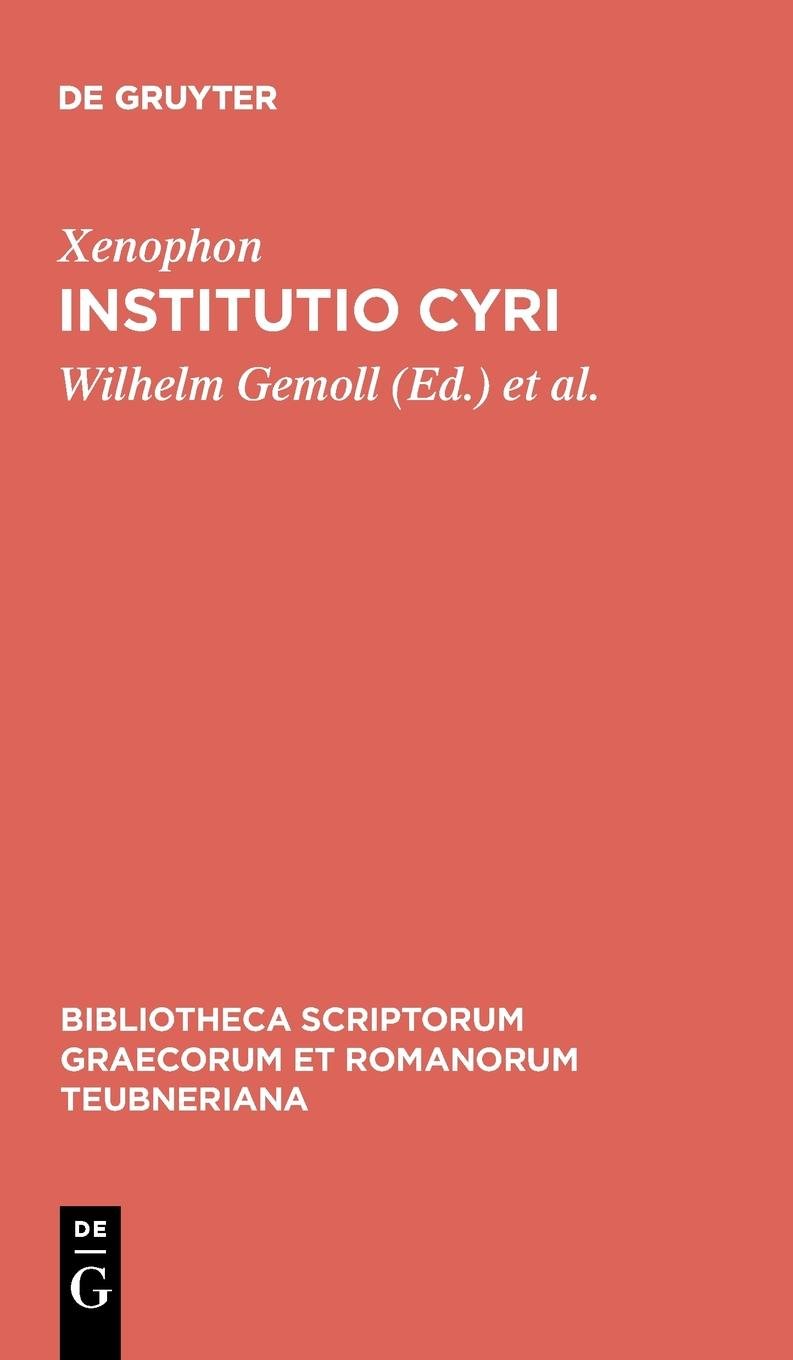 Institutio Cyri. 9783598718892