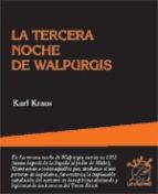 La tercera noche de Walpurgis. 9788496584358